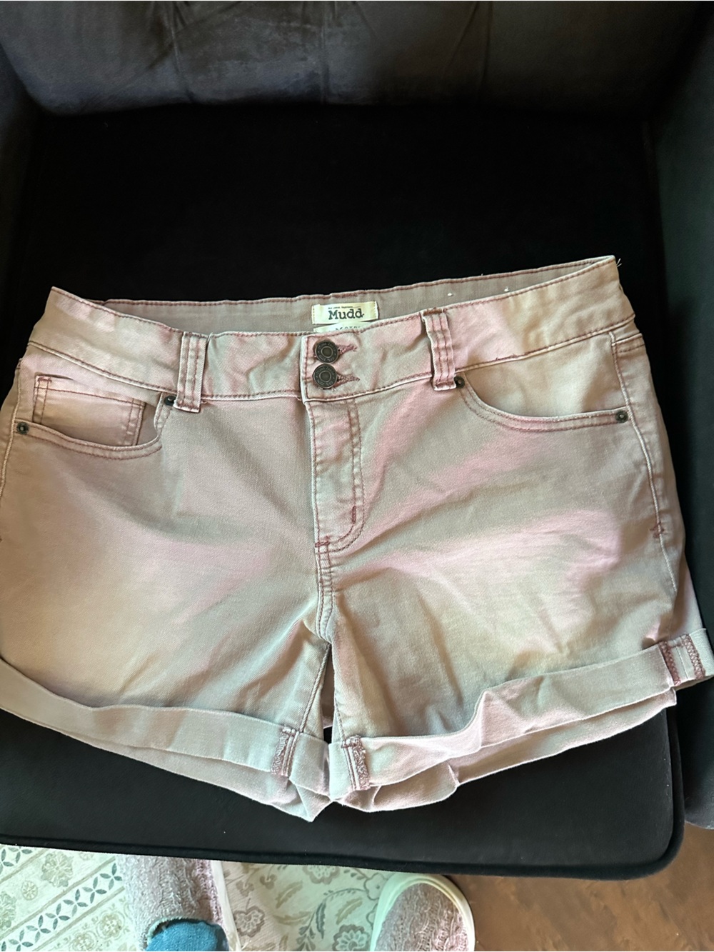 Mudd Light Pink Denim Jean Shorts